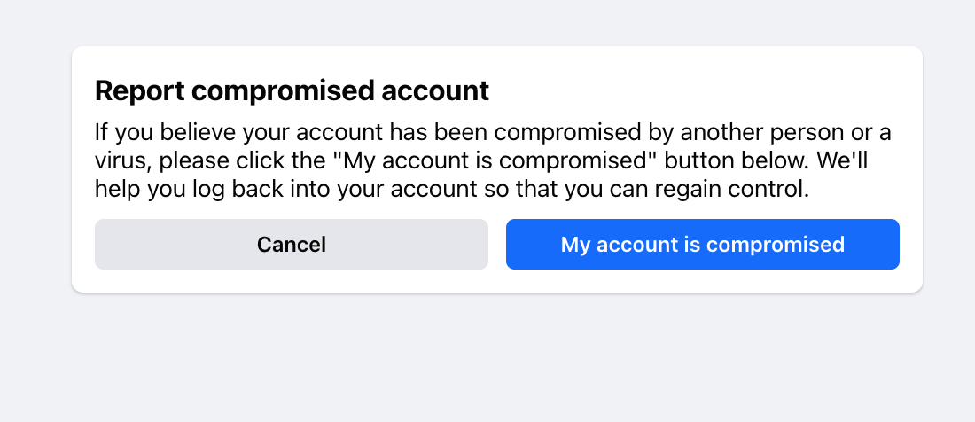 Report a Compromised Account