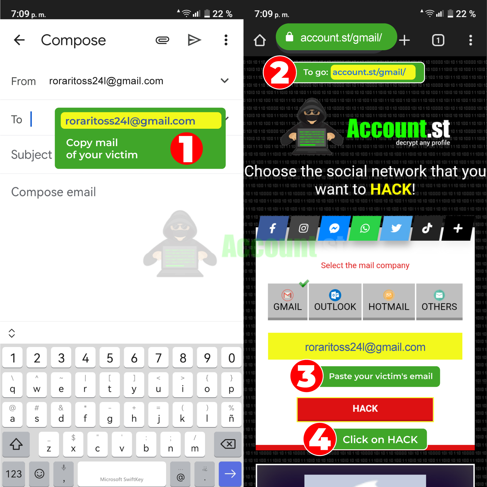 Hack Gmail Desktop
