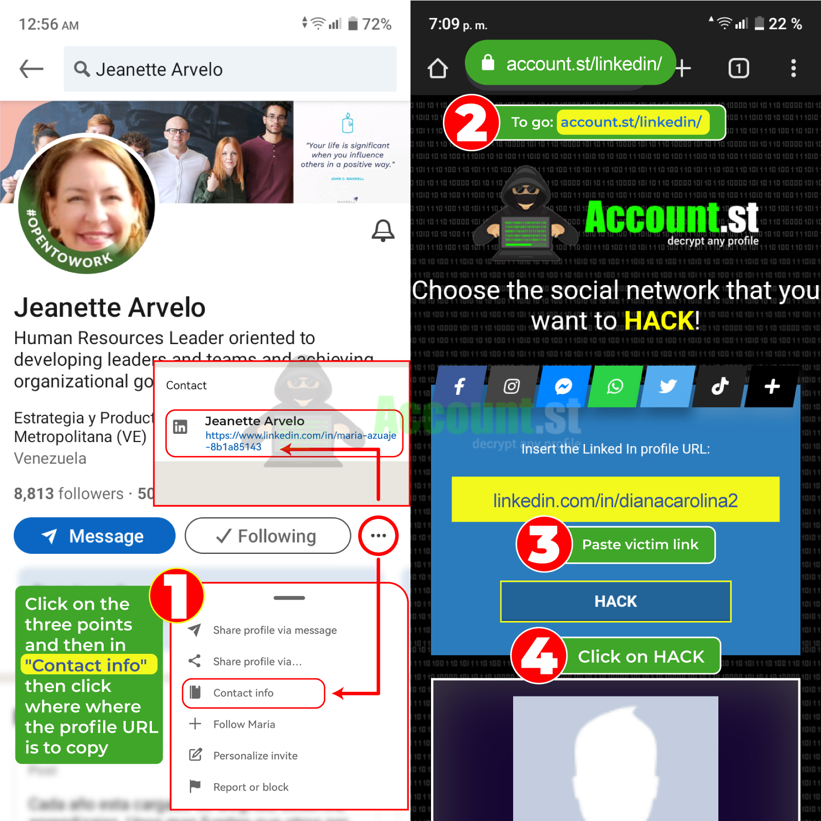Hack Linkedin Mobile