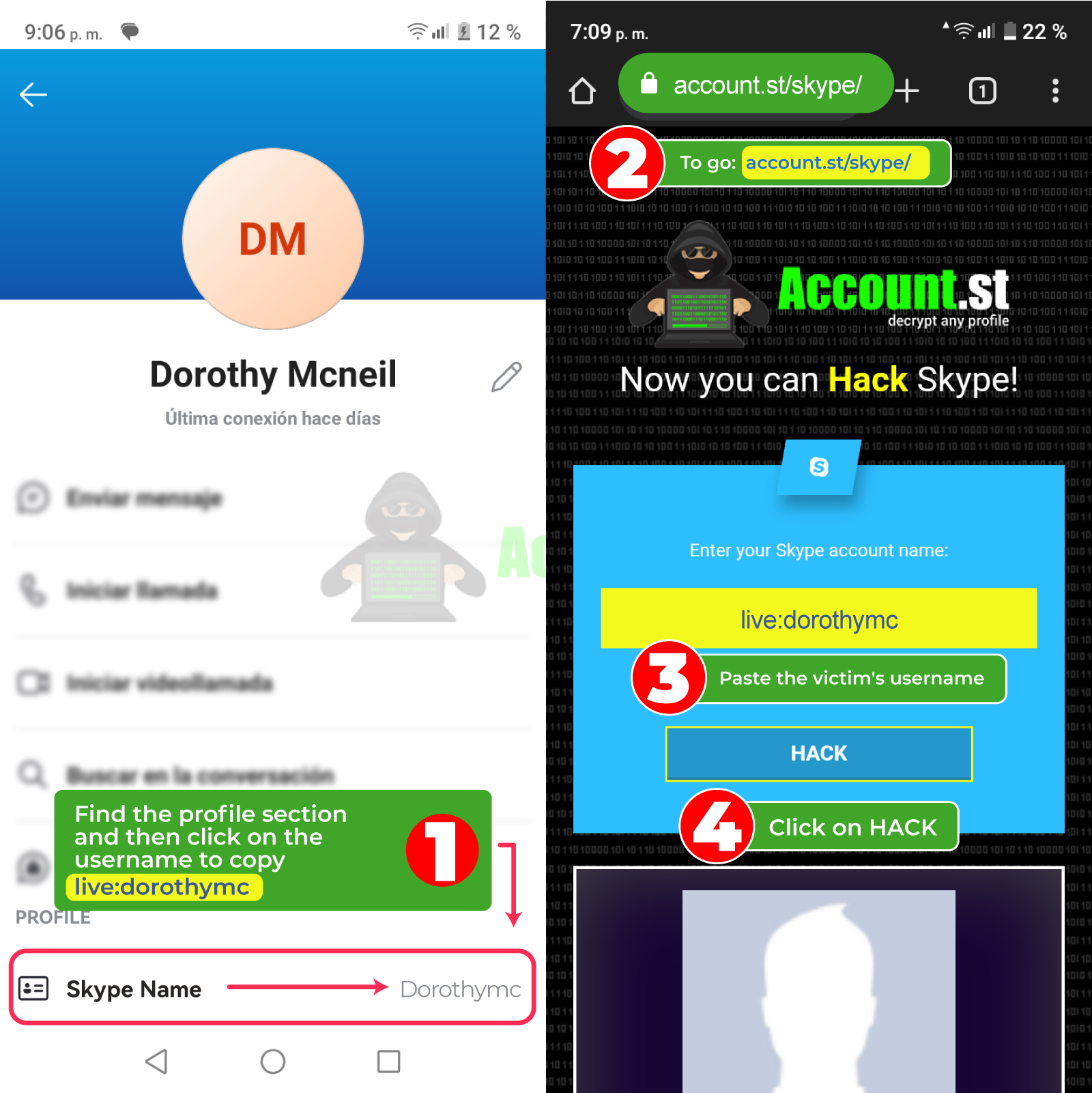 Hack Skype Mobile