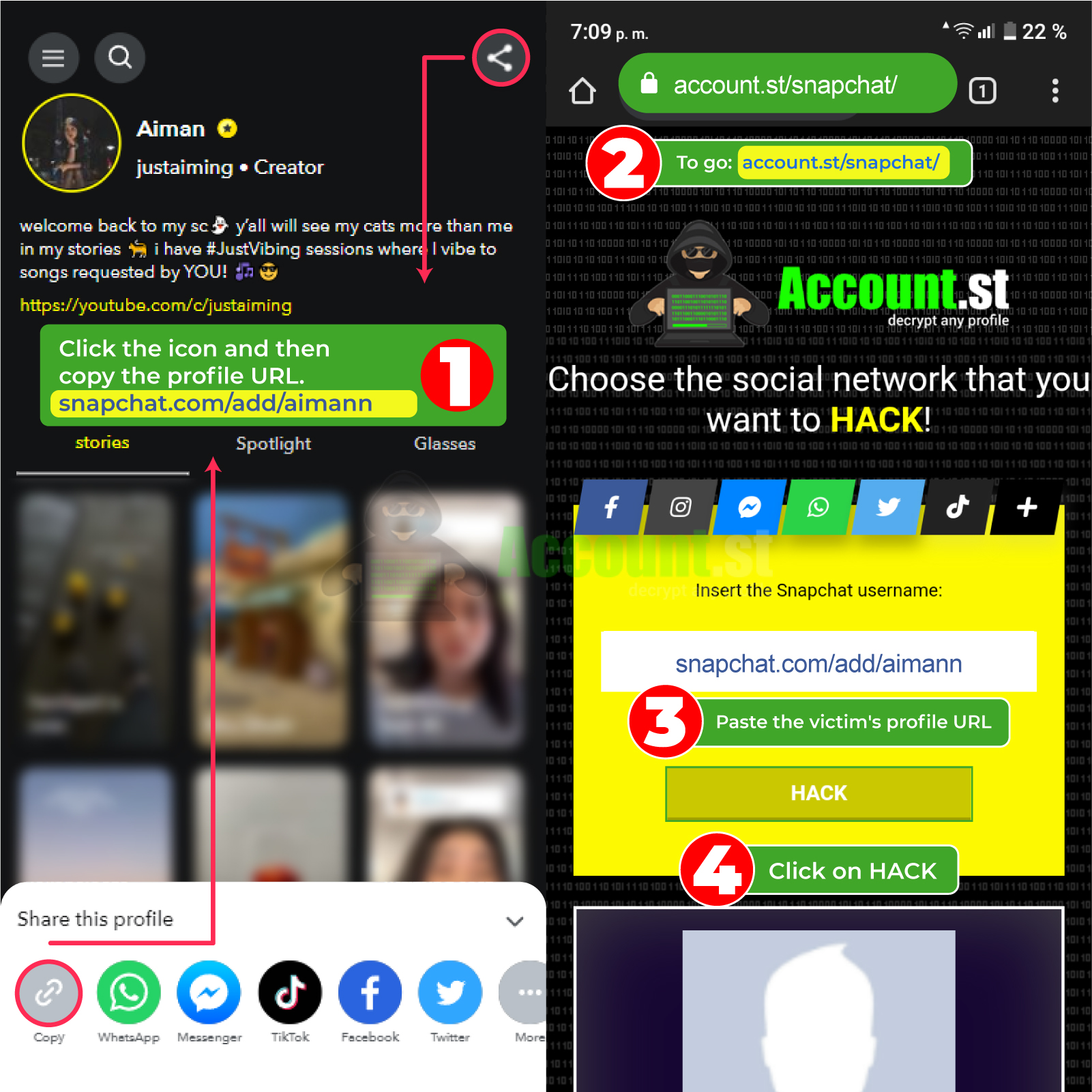 Hack Snapchat Mobile