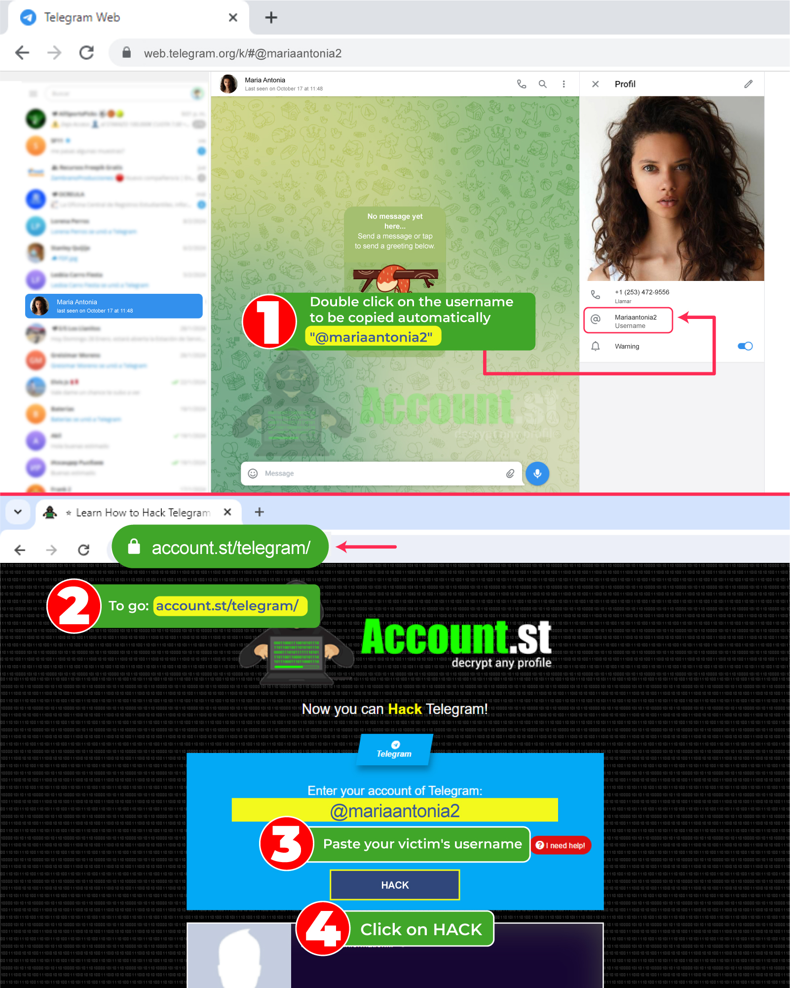 Hack telegram Desktop