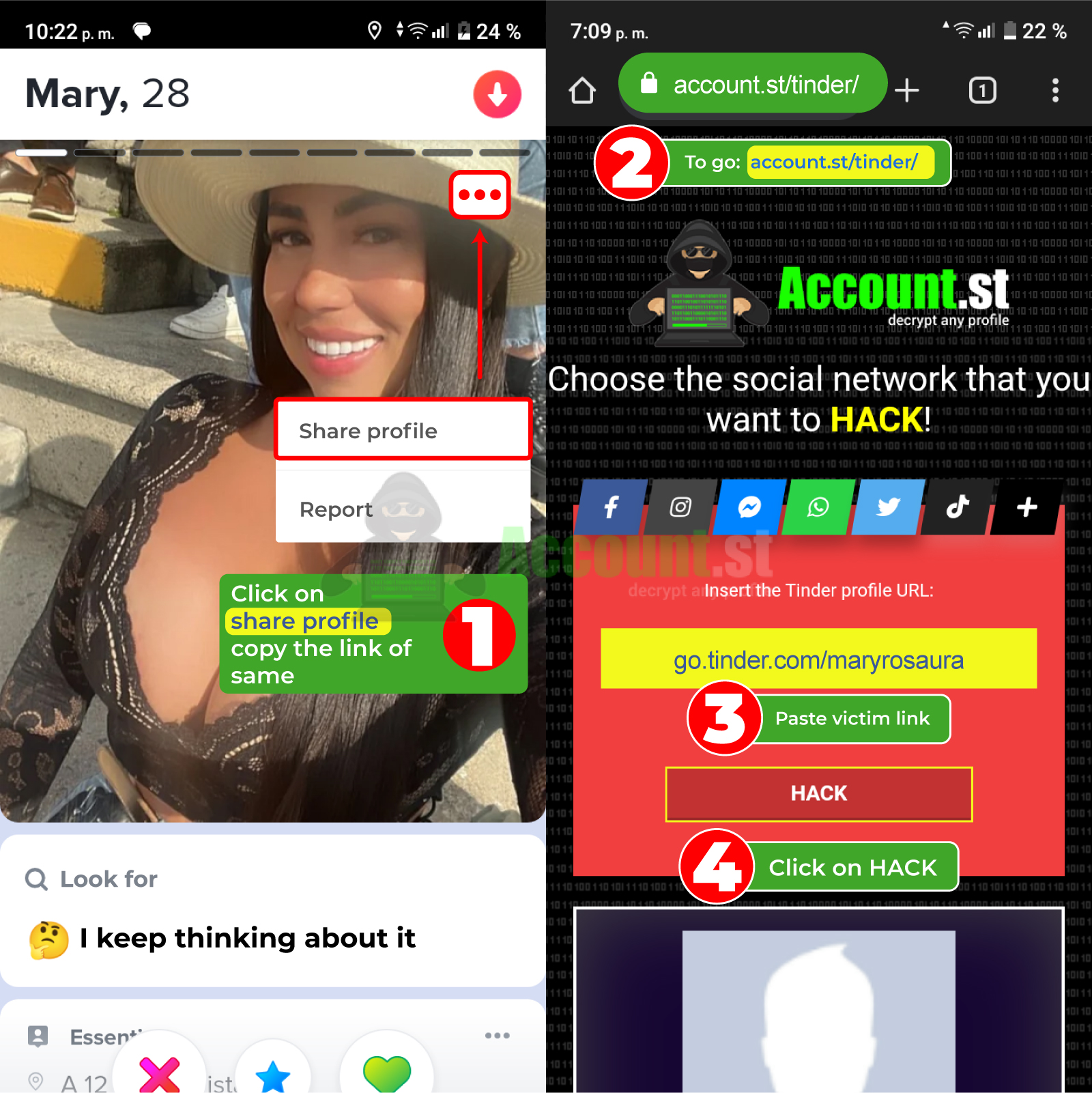 Hack Tinder Mobile