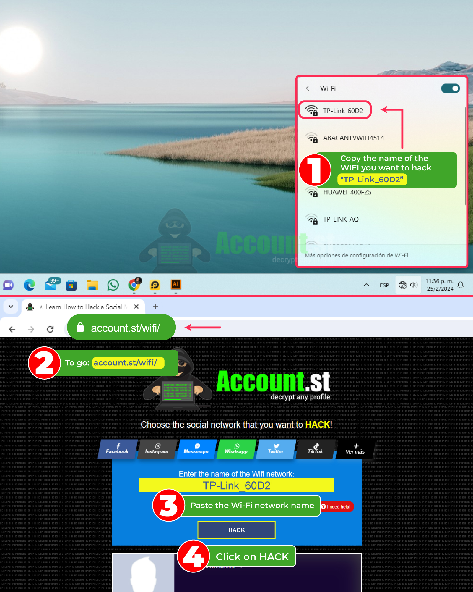 Hack WI-FI mobile