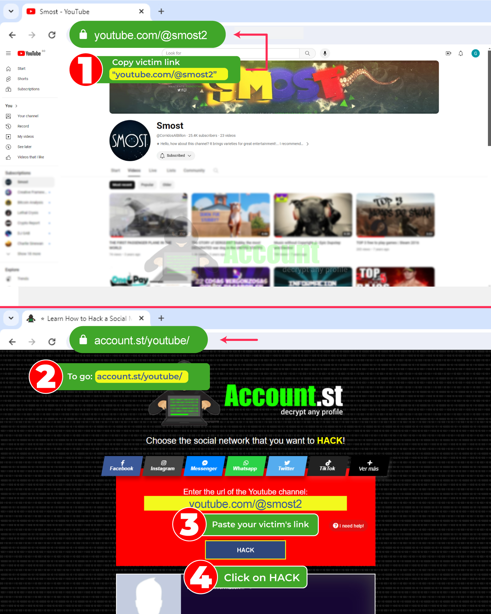 Hack Youtube Desktop