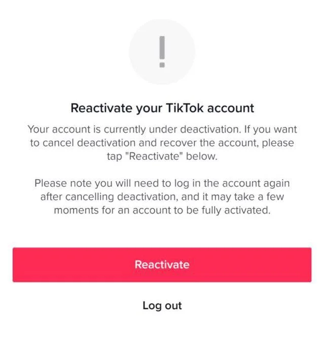 recover suspended tiktok account